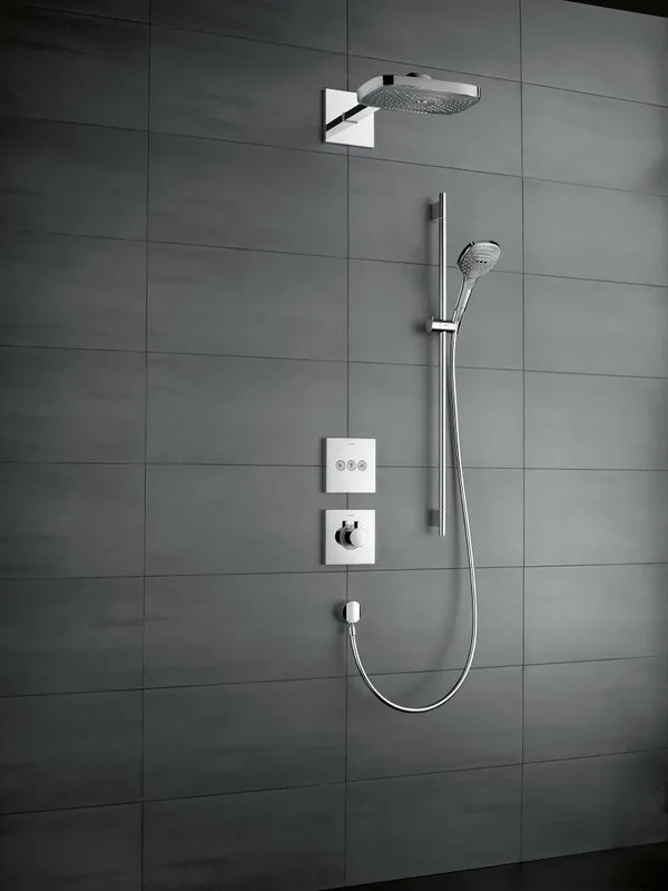 Переключатель потоков Hansgrohe ShowerSelect Trio/Quattro 15764000 на три потребителя Sancos — официальный сайт
