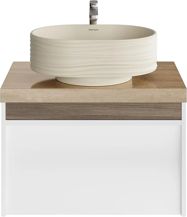 Тумба под раковину без столешницы KERAMA MARAZZI Modula 70 подвесная, белая глянцевая Sancos — официальный сайт