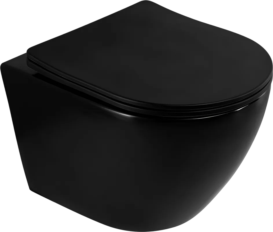 Унитаз подвесной Art&Max Ovale AM011CHR-MB/SC Sancos — официальный сайт