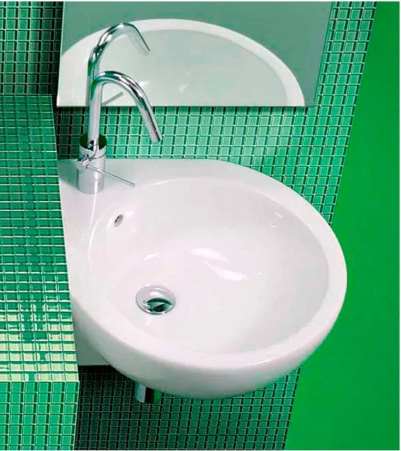 Раковина Hatria You&Me Y0H701 46 см, белая Sancos — официальный сайт