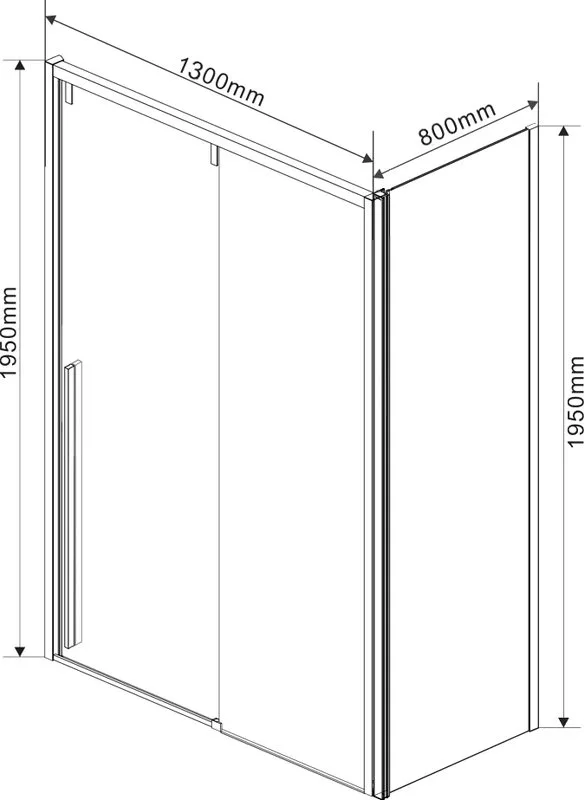 Душевой уголок Vincea Lugano VSR-1L8013CL-1 130х80 см, профиль хром Sancos — официальный сайт