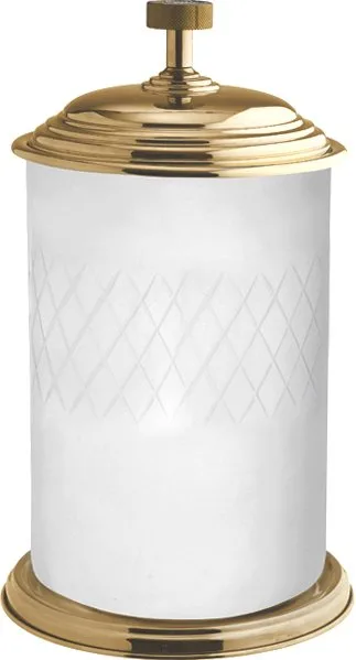 Мусорное ведро Boheme Royal Cristal Gold стекло Sancos — официальный сайт