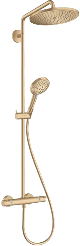Душевая стойка Hansgrohe Croma Select S 280 1jet Showerpipe 26890140, шлифованная бронза Sancos — официальный сайт
