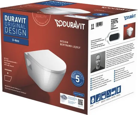 Унитаз подвесной Duravit D-Neo 2578090000 Sancos — официальный сайт
