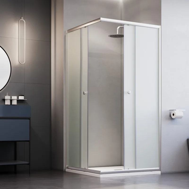 Душевой уголок RGW Dolphin TN-206-J 90х90 см, профиль хром, стекло матовое fabric Sancos — официальный сайт