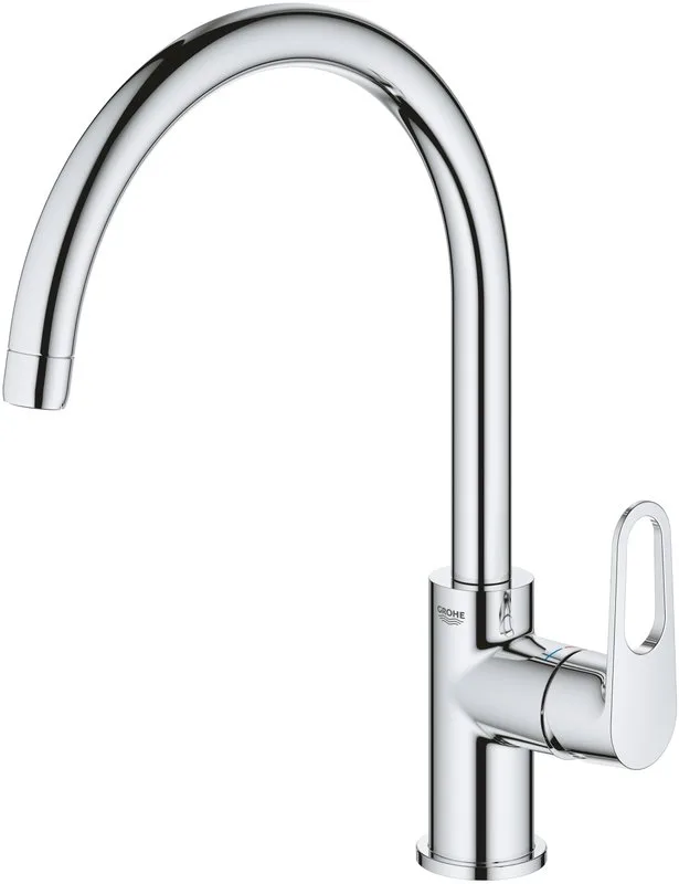 Смеситель для кухни Grohe 31538001 хром Sancos — официальный сайт