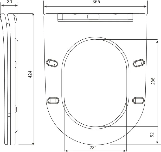 Унитаз подвесной Art&Max Ovale AM011CHR-MB Sancos — официальный сайт