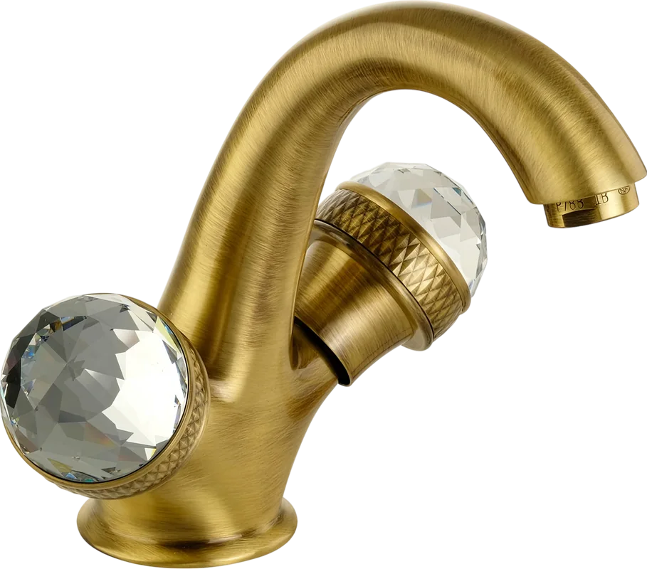 Смеситель для раковины Migliore Axo Swarovski 18481 бронза Sancos — официальный сайт