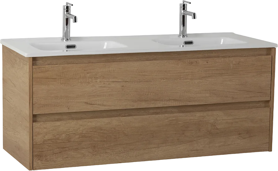 Тумба под раковину без столешницы BelBagno Kraft 120 для двоих, rovere nebrasca nature Sancos — официальный сайт