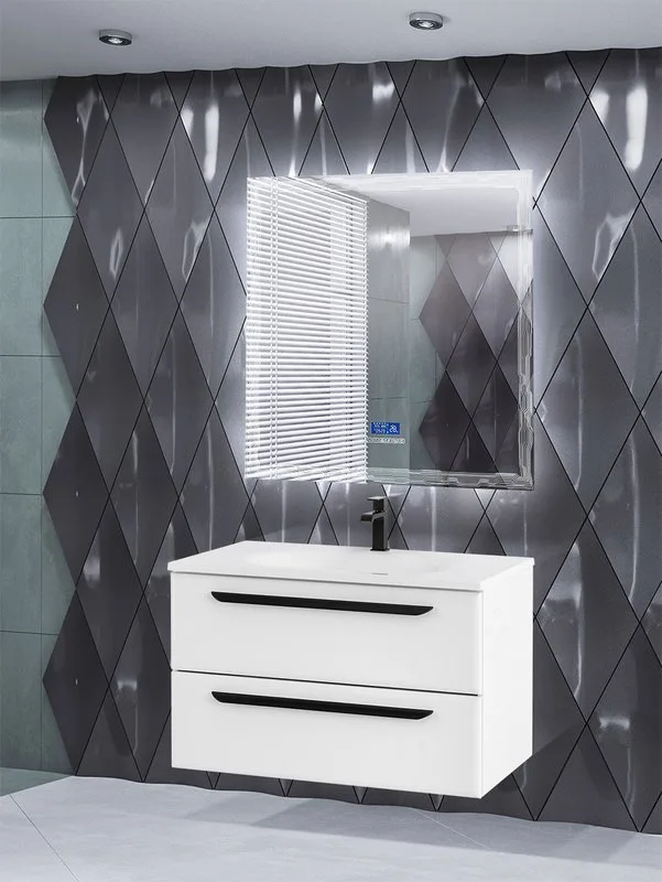 Зеркало Cezares 90х90 с LED-подсветкой, с антизапотевателем Sancos — официальный сайт