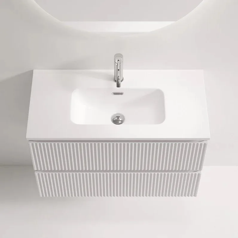 Тумба под раковину Sancos Snob R 80 подвесная Bianco (белый), SNR80/39W Sancos — официальный сайт