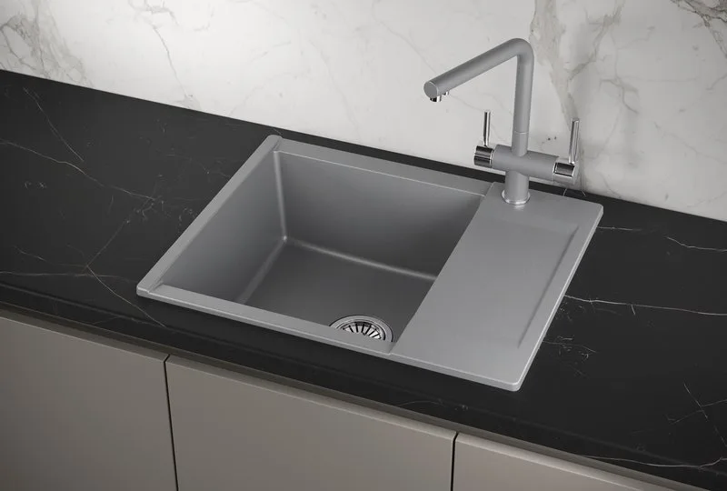 Мойка кухонная Granula Estetica 6202, алюминиум Sancos — официальный сайт