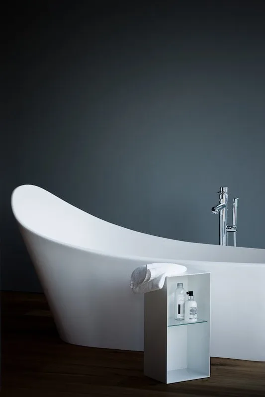 Ванна из искусственного камня Laufen Palomba 2.4580.2.000.000.1 180x90 см, левая, отдельностоящая, м Sancos — официальный сайт