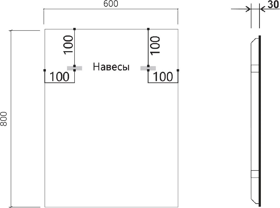 Зеркало Vincea VLM-3VN600B-2 60х80 с подсветкой и антизапотевателем Sancos — официальный сайт