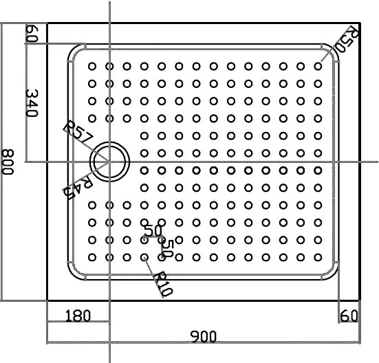 Поддон для душа Cezares Tray TRAY-A-AH-90/80-15-W 90x80, с сифоном Sancos — официальный сайт