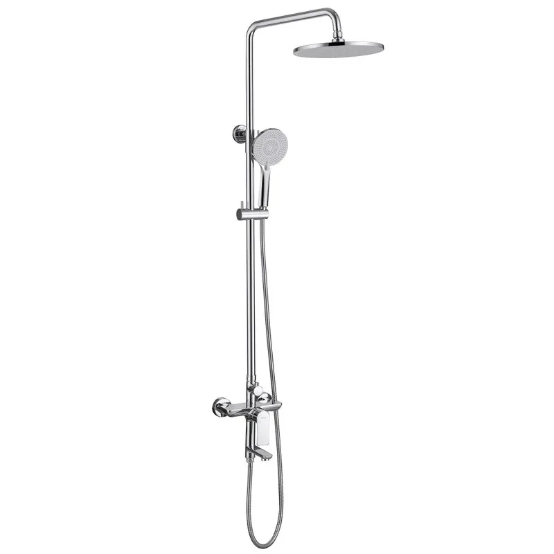 Душевая стойка Abber Weiss Insel AF8016N, хром Sancos — официальный сайт