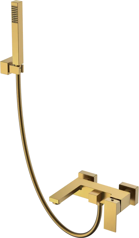 Смеситель для ванны с душем Boheme Qubic 473-BR, bronze Sancos — официальный сайт