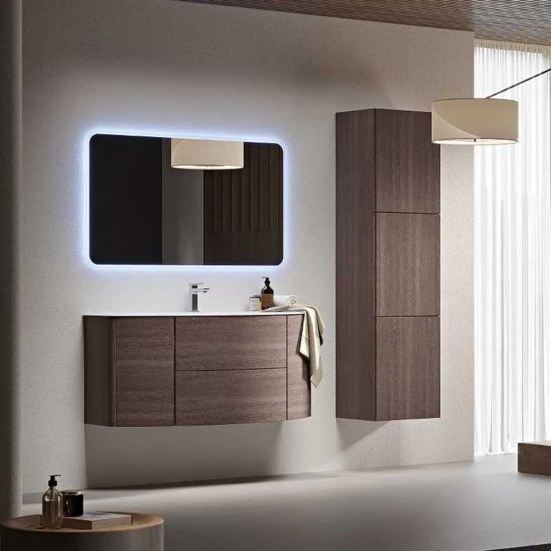 Тумба под раковину без столешницы Cezares Eden 120 rovere scuro soft Sancos — официальный сайт