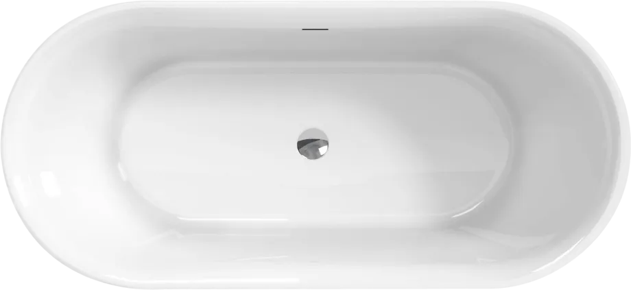 Акриловая ванна BelBagno BB706-1700-770 170x75 см, отдельностоящая, белая, овальная Sancos — официальный сайт