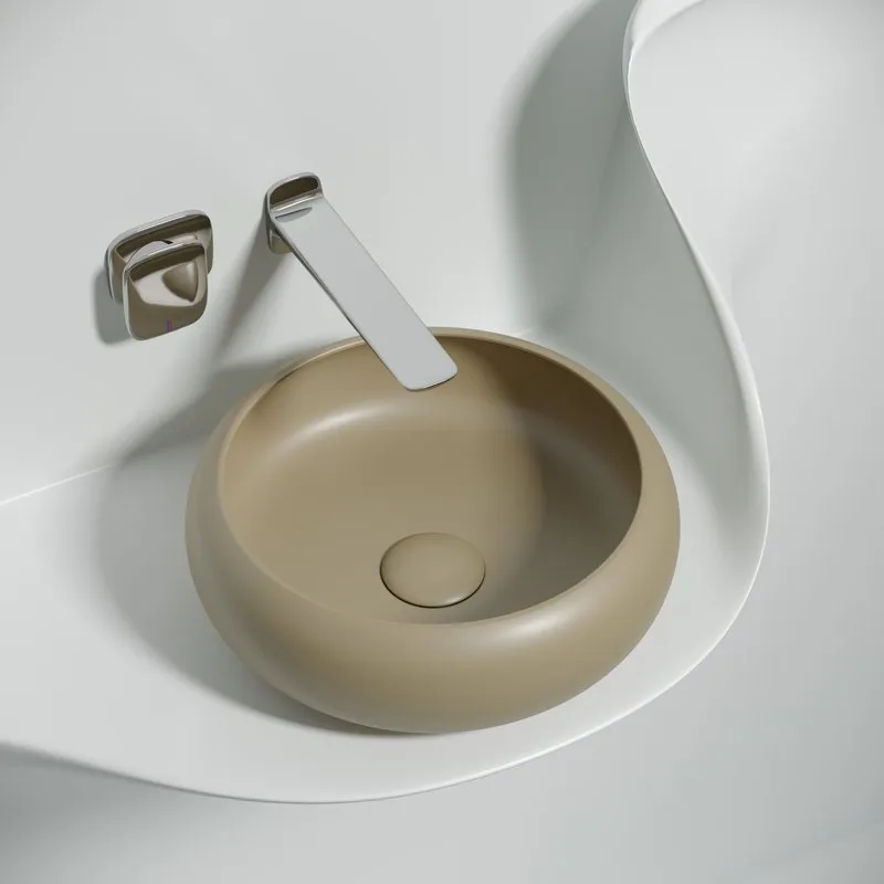 Накладная раковина Ceramicanova Element CN6050MC капучино матовая Sancos — официальный сайт