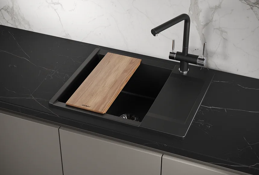 Мойка кухонная Granula Estetica 6202, турмалин Sancos — официальный сайт