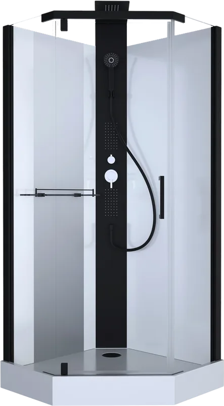 Душевая кабина Black&White Galaxy G8705 900х900х2170, с низким поддоном Sancos — официальный сайт