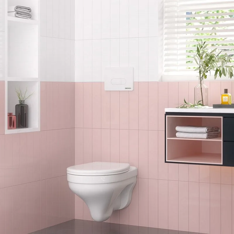 Кнопка смыва Berges Novum D4 soft touch белая Sancos — официальный сайт