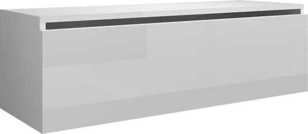 Тумба Armadi Art Flat Valessi Uno-S 120 белый глянец