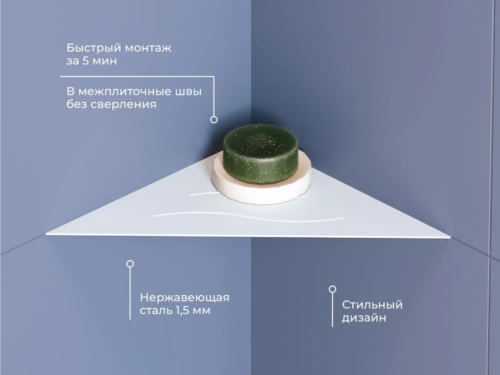 Полка RGW MT-02W белая Sancos — официальный сайт