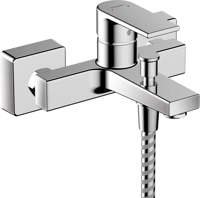 Смеситель для ванны с душем Hansgrohe Vernis Shape 71450000, хром Sancos — официальный сайт