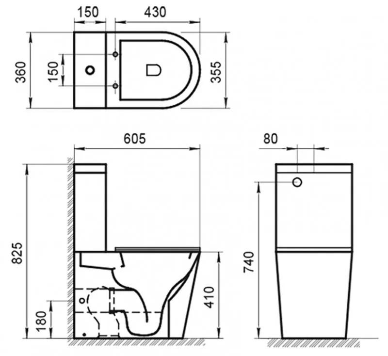 Унитаз-компакт напольный BelBagno Flay-r BB2149CPR BB2111SC с микролифтом, безободковый, глянцевый б Sancos — официальный сайт