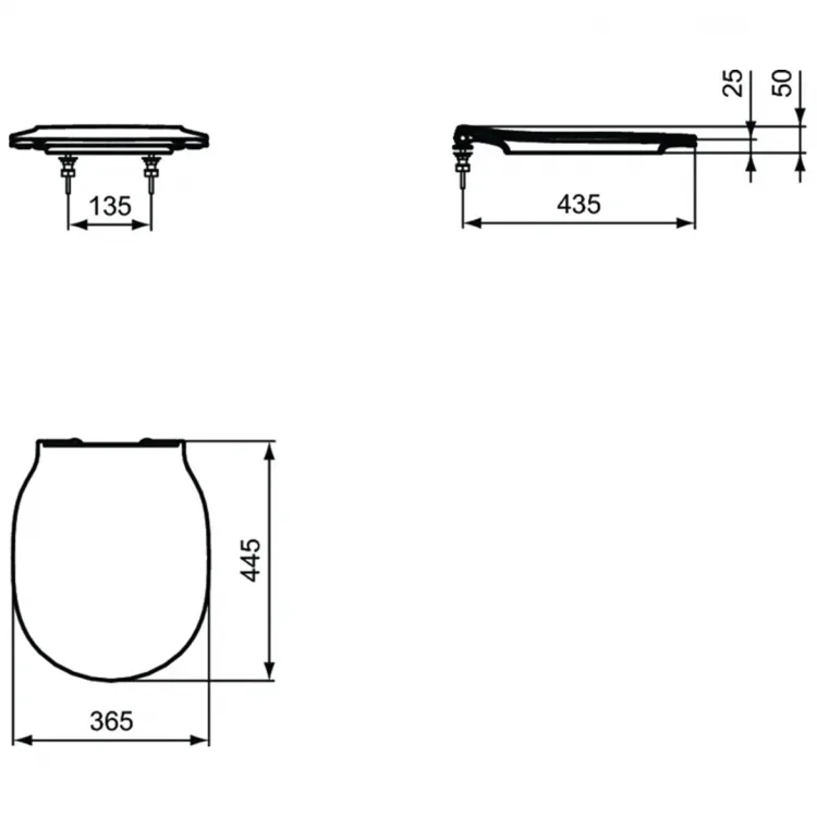 Крышка-сиденье Ideal Standard Connect Air E036501 Sancos — официальный сайт