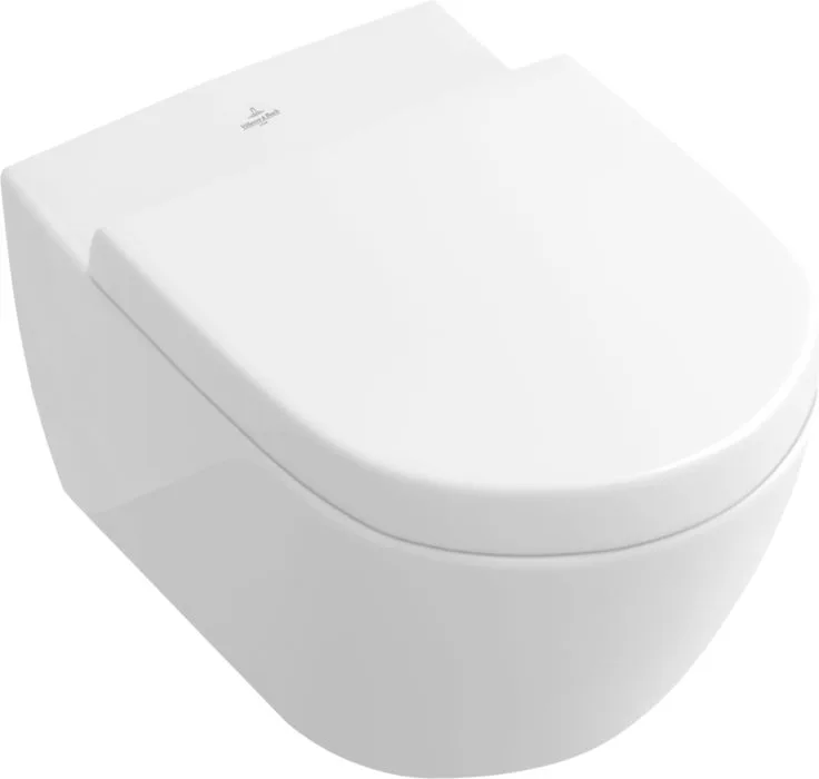 Крышка-сиденье Villeroy & Boch Subway 2.0 9M68 S101 с микролифтом, петли хром Sancos — официальный сайт