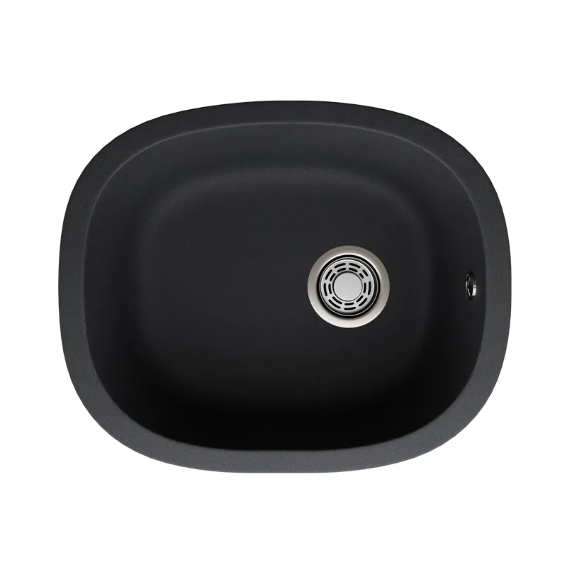 Мойка кухонная Emar Quartz EMQ-1560.P, оникс Sancos — официальный сайт