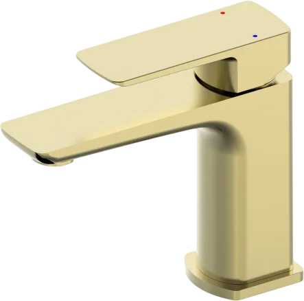 Смеситель для раковины Wonzon & Woghand WW-88139003-BG брашированное золото Sancos — официальный сайт