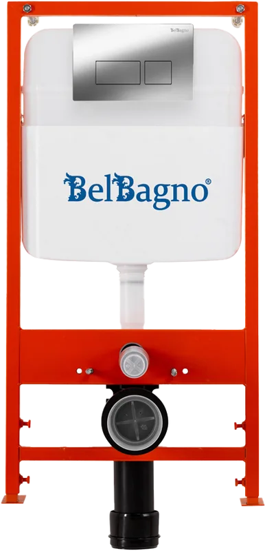 Комплект BelBagno BB026/BB041CR, с кнопкой смыва хром глянцевый Sancos — официальный сайт