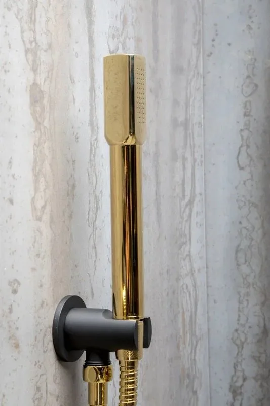 Душевой комплект Boheme Fusion 130-BG, С ВНУТРЕННЕЙ ЧАСТЬЮ, Black Gold Sancos — официальный сайт