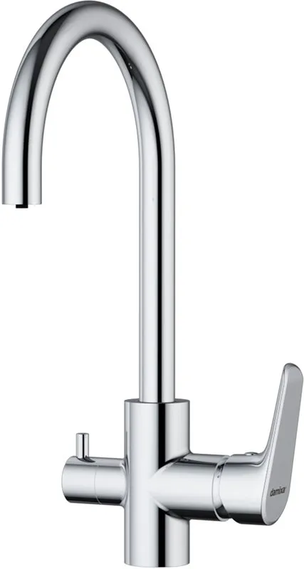 Смеситель для кухни Damixa Merkur 400730000 с каналом для питьевой воды, хром Sancos — официальный сайт