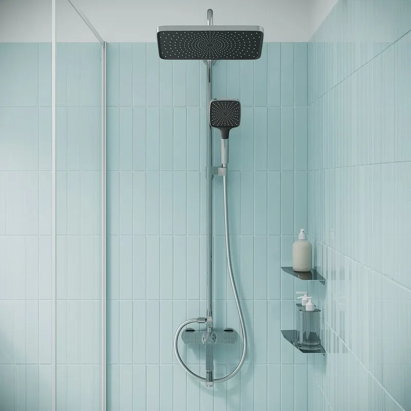 Душевая стойка IDDIS Parker PARSB3Fi06, глянцевый хром Sancos — официальный сайт