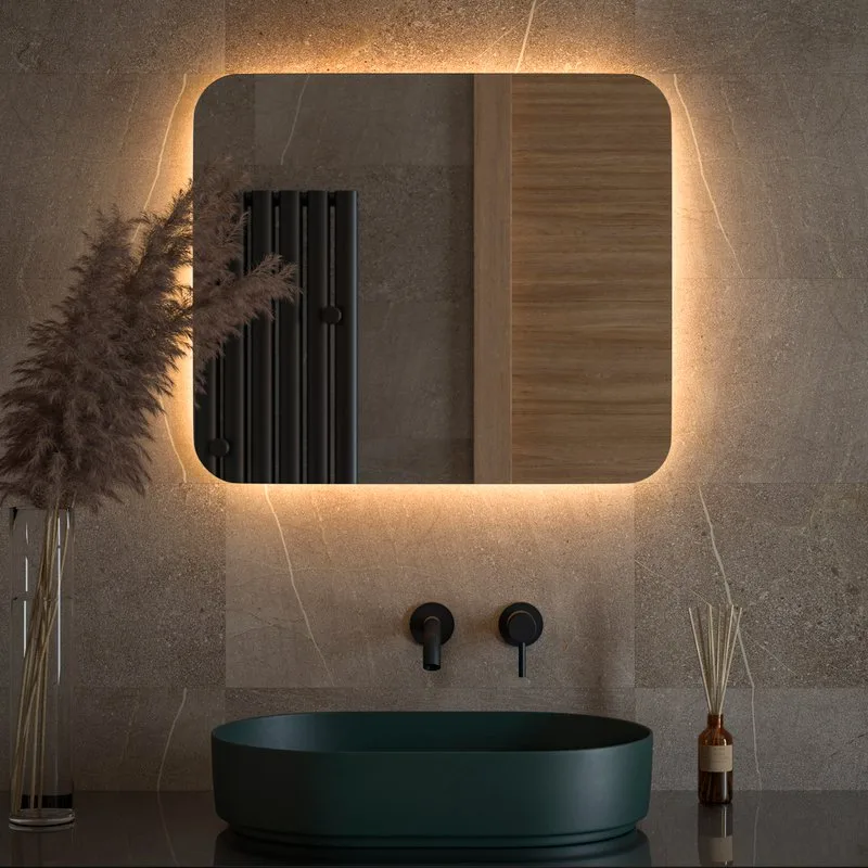 Зеркало Defesto Opti DF2816 60х70 с LED-подсветкой, 3000К