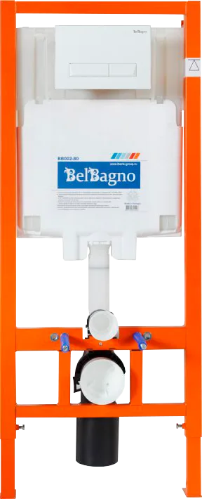 Инсталляция BelBagno BB002-80 + Кнопка Marmi BB009-MR-BIANCO белая Sancos — официальный сайт