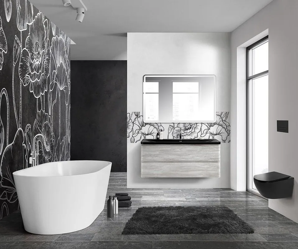 Тумба под раковину без столешницы BelBagno Albano 120 подвесная, rovere vintage bianco Sancos — официальный сайт