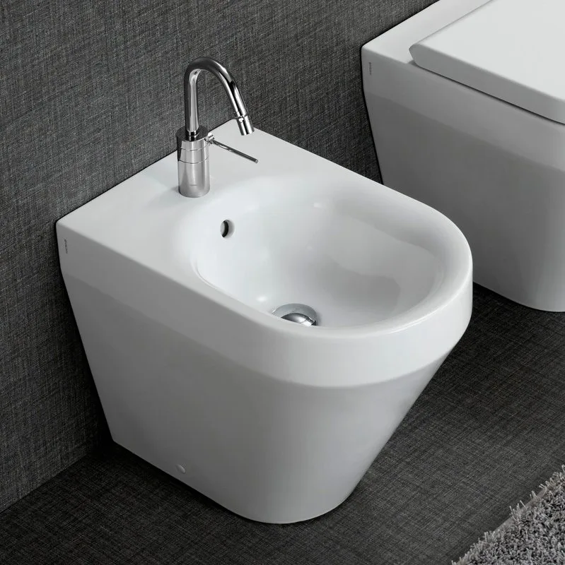 Биде напольное Hatria Daytime evo YQ3501 белое Sancos — официальный сайт