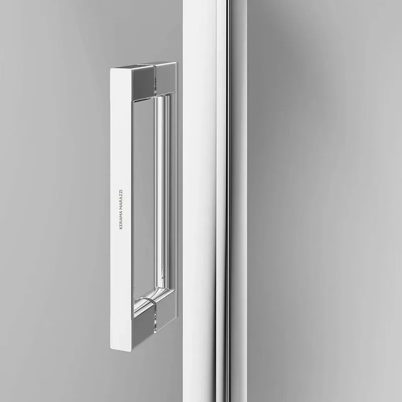 Душевая дверь в нишу KERAMA MARAZZI Lindo LN.120.SD.CR профиль глянцевый хром, стекло прозрачное Sancos — официальный сайт