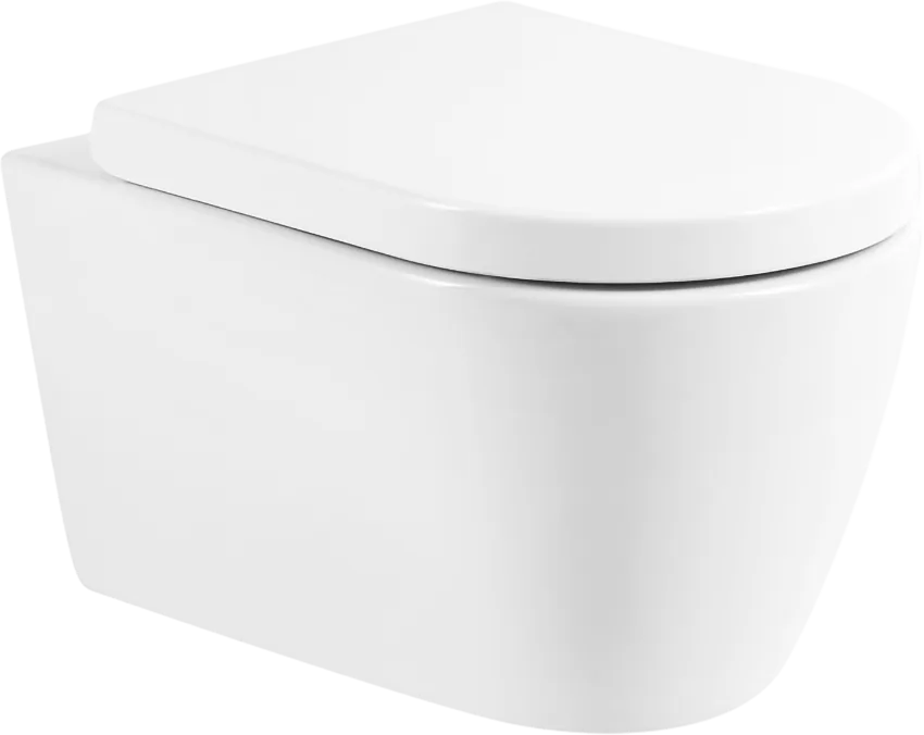 Унитаз подвесной BelBagno Marino BB105CHR BB105SC с микролифтом, безободковый, глянцевый белый Sancos — официальный сайт