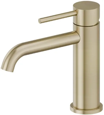 Смеситель для раковины Newform X-Steel 316, брашированное светлое золото Sancos — официальный сайт