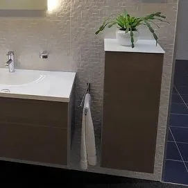 Шкаф Keuco Royal Reflex Royal reflex стекло трюфель R Sancos — официальный сайт