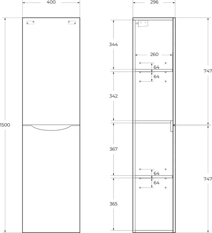 Шкаф-пенал для ванной BelBagno Fly -Marino L bianco lucido Sancos — официальный сайт