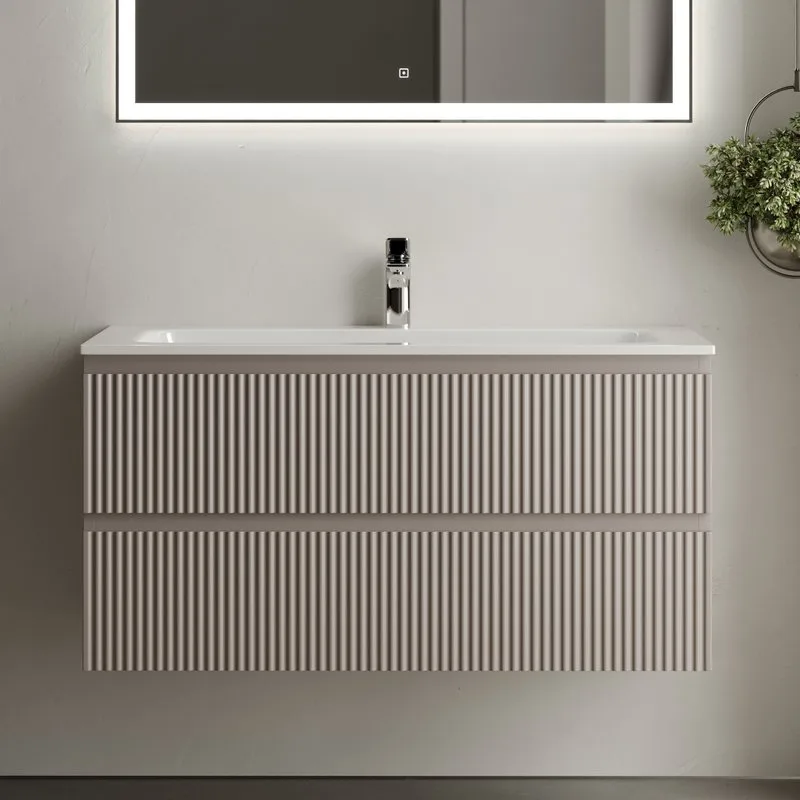 Тумба с раковиной Sancos Snob R 100 см, doha soft Sancos — официальный сайт