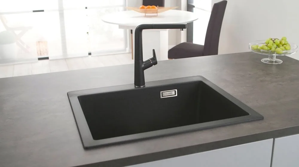 Мойка кухонная Blanco Pleon 6 темная скала Sancos — официальный сайт